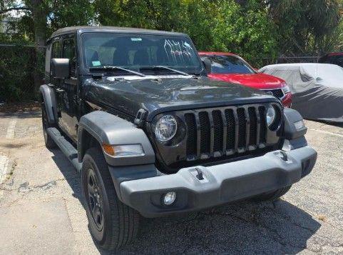 Black Clearcoat 2022 Jeep Wrangler Unlimited Sport