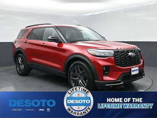 Rapid Red Metallic Tinted Clearcoat 2026 Ford Explorer ST