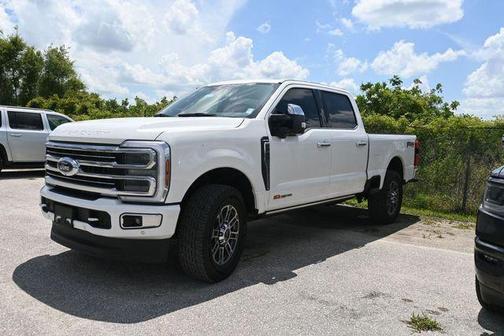 Star White Metallic Tri-Coat 2024 Ford F-250 Limited