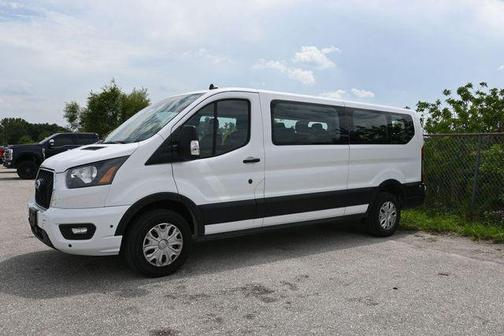 Oxford White 2024 Ford Transit-350 XLT