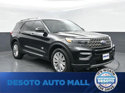 Agate Black Metallic 2024 Ford Explorer King Ranch