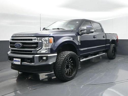 Antimatter Blue Metallic 2022 Ford F-250 Lariat