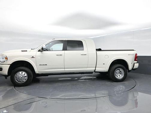 Pearl White 2022 RAM 3500 Laramie Mega Cab 4x4 6'4' Box