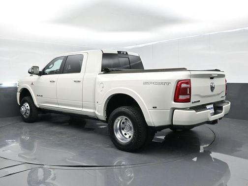 Pearl White 2022 RAM 3500 Laramie Mega Cab 4x4 6'4' Box