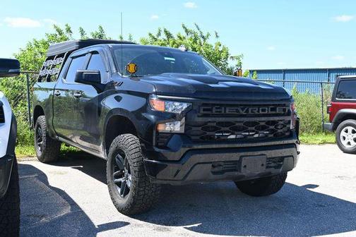 Black 2023 Chevrolet Silverado 1500 Custom Trail Boss