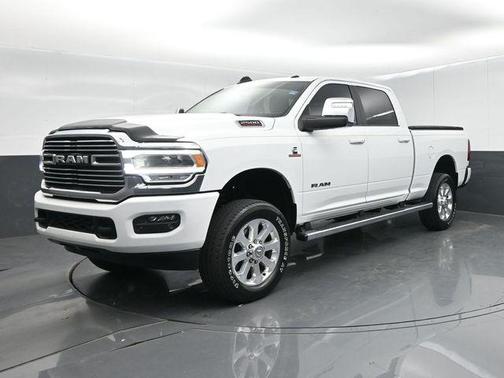 Bright White Clearcoat 2023 RAM 2500 Laramie Crew Cab 4x4 6'4' Box