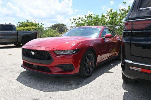 Rapid Red Metallic Tinted Clearcoat 2024 Ford Mustang EcoBoost