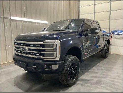 Antimatter Blue Metallic 2024 Ford F-250 Platinum