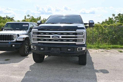 Antimatter Blue Metallic 2024 Ford F-250 Platinum