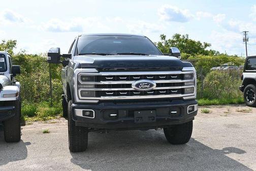 Antimatter Blue Metallic 2024 Ford F-250 Platinum