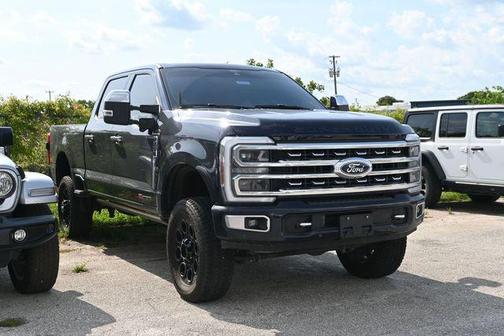 Antimatter Blue Metallic 2024 Ford F-250 Platinum