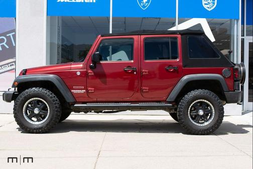 Deep Cherry Red Crystal Pearlcoat 2013 Jeep Wrangler Unlimited Sport
