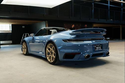 Etna Blue 2025 Porsche 911 Turbo S