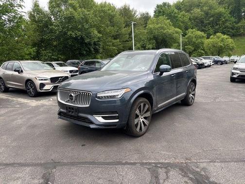 Denim Blue Metallic 2023 Volvo XC90 Recharge Plug-In Hybrid T8 Plus Bright Theme 7-Seater