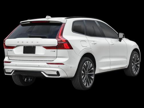 Crystal White Metallic 2026 Volvo XC60 Plug-In Hybrid Plus, T8 AWD Electric/Gasoline, Dark