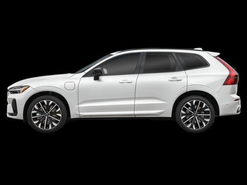 Crystal White Metallic 2026 Volvo XC60 Plug-In Hybrid Plus, T8 AWD Electric/Gasoline, Dark