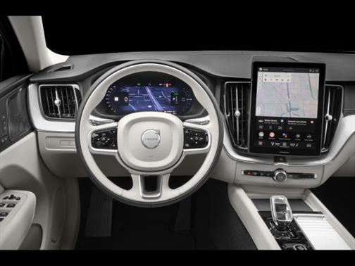 Crystal White Metallic 2026 Volvo XC60 Plug-In Hybrid Plus, T8 AWD Electric/Gasoline, Dark