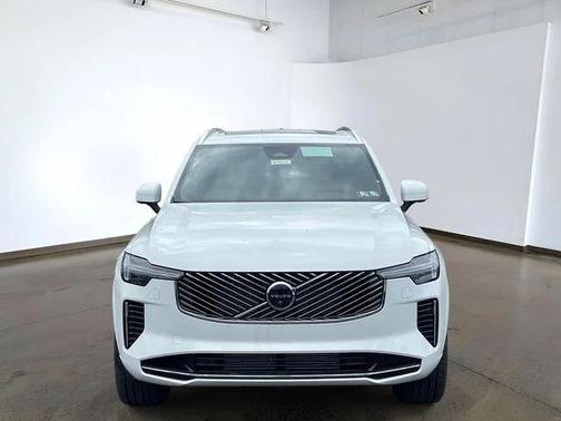 Crystal White Pearl 2026 Volvo XC90 Plug-In Hybrid Plus, T8 AWD, Electric/Gasoline, Bright, 7 Seats