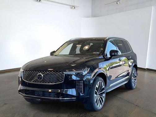 Onyx Black Metallic 2026 Volvo XC90 Plus, B6 AWD Gas (mild hybrid), Gasoline, Bright, 7 Seats