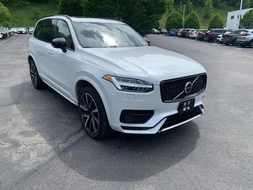 Crystal White Metallic 2023 Volvo XC90 Recharge Plug-In Hybrid T8 Ultimate Dark Theme 7-Seater
