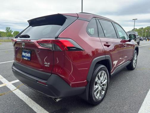 Red 2025 Toyota RAV4 XLE Premium