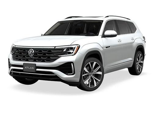 Opal White Pearl 2025 Volkswagen Atlas 2.0T SEL Premium R-Line 4MOTION