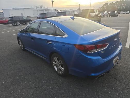 Electric Blue 2018 Hyundai SONATA Sport