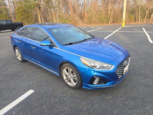 Electric Blue 2018 Hyundai SONATA Sport