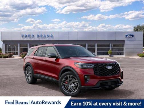 Red 2027 Ford Explorer ST