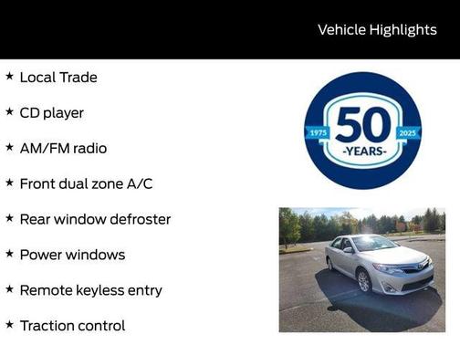2014 Toyota Camry Hybrid LE