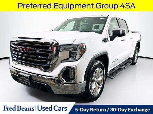 Summit White 2019 GMC Sierra 1500 SLT