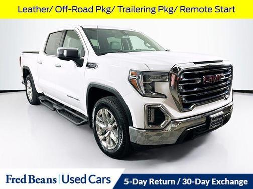 Summit White 2019 GMC Sierra 1500 SLT