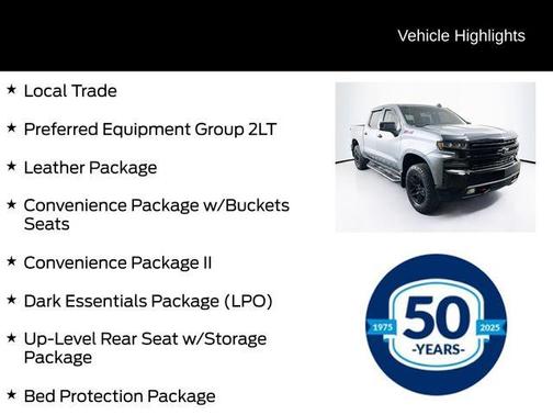Satin Steel Metallic 2020 Chevrolet Silverado 1500 LT Trail Boss