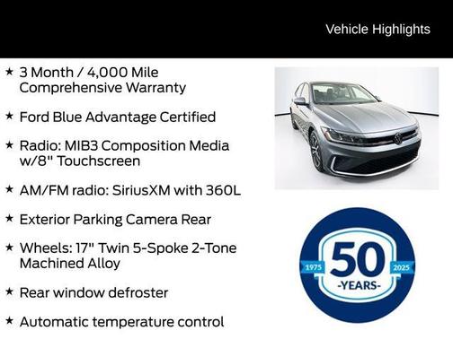 2025 Volkswagen Jetta 1.5T SE