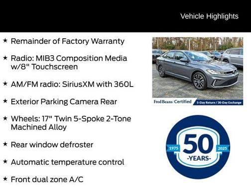 2025 Volkswagen Jetta 1.5T SE