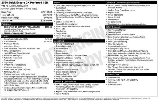 2020 Buick Encore GX Preferred