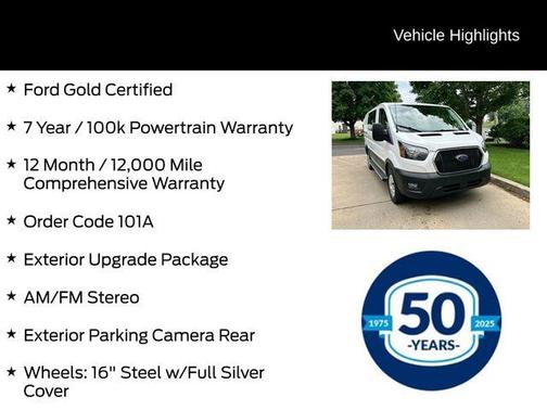 Oxford White 2024 Ford Transit-250 Base