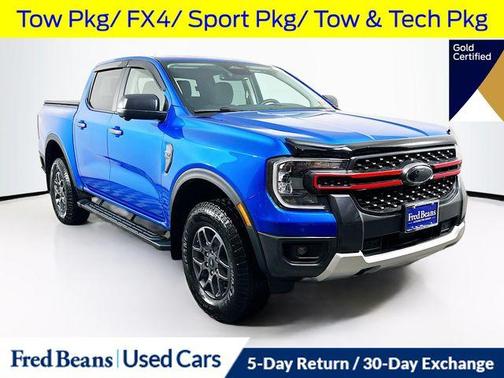 Velocity Blue Metallic 2025 Ford Ranger XLT