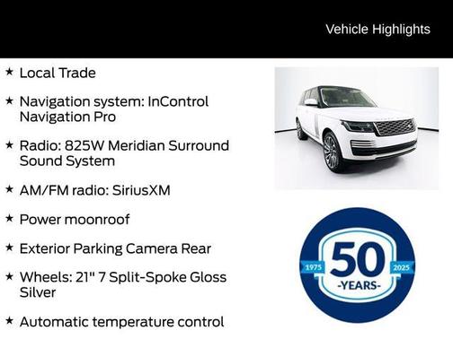 Fuji White 2021 Land Rover Range Rover HSE Westminster