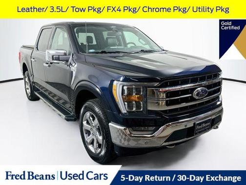 Antimatter Blue Metallic 2022 Ford F-150 Lariat