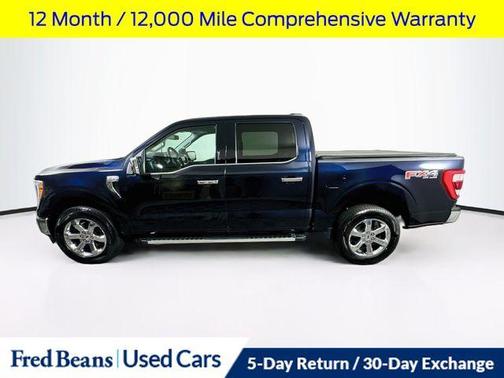 Antimatter Blue Metallic 2022 Ford F-150 Lariat