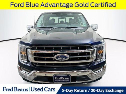 Antimatter Blue Metallic 2022 Ford F-150 Lariat