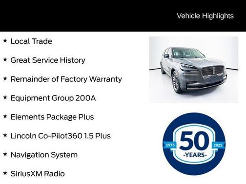 Metallic 2022 Lincoln Aviator Reserve AWD