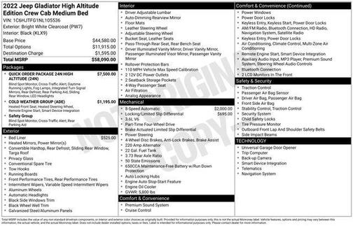 2022 Jeep Gladiator Overland