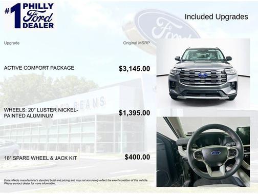 Gray Metallic 2026 Ford Explorer Active