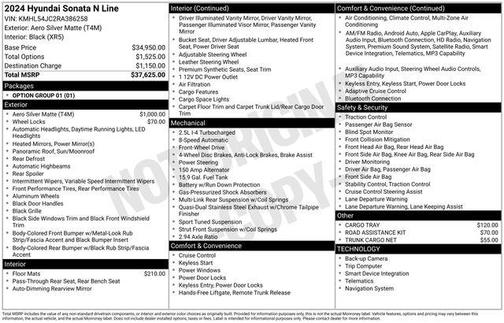 2024 Hyundai SONATA N Line