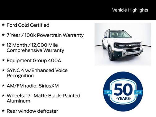 2025 Ford Bronco Sport Badlands