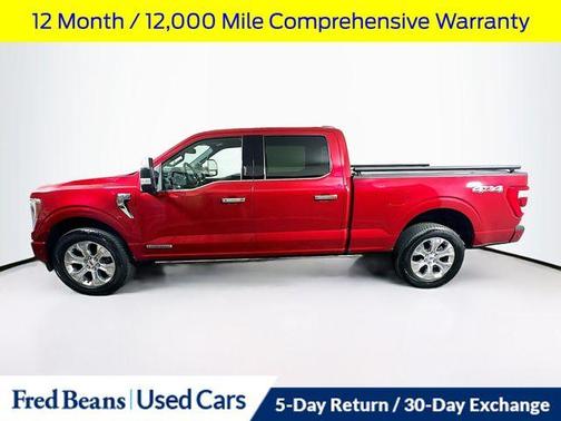 Rapid Red Metallic Tinted Clearcoat 2021 Ford F-150 Platinum