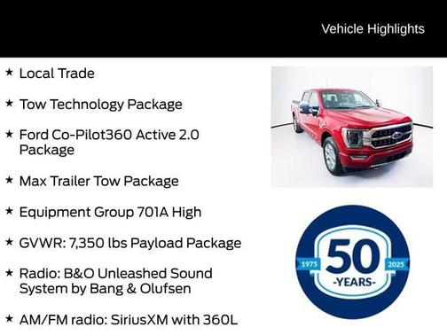 Rapid Red Metallic Tinted Clearcoat 2021 Ford F-150 Platinum