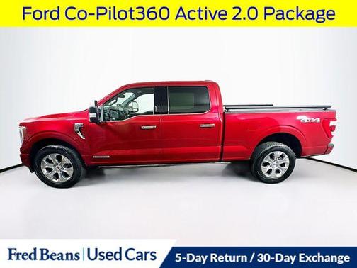 Rapid Red Metallic Tinted Clearcoat 2021 Ford F-150 Platinum